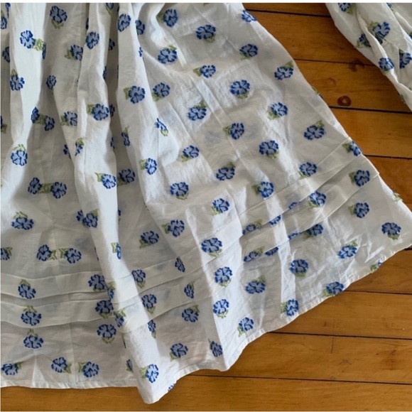 Urban outfitters Jai Embroidered Babydoll Mini Frock Dress - Picture 5 of 6